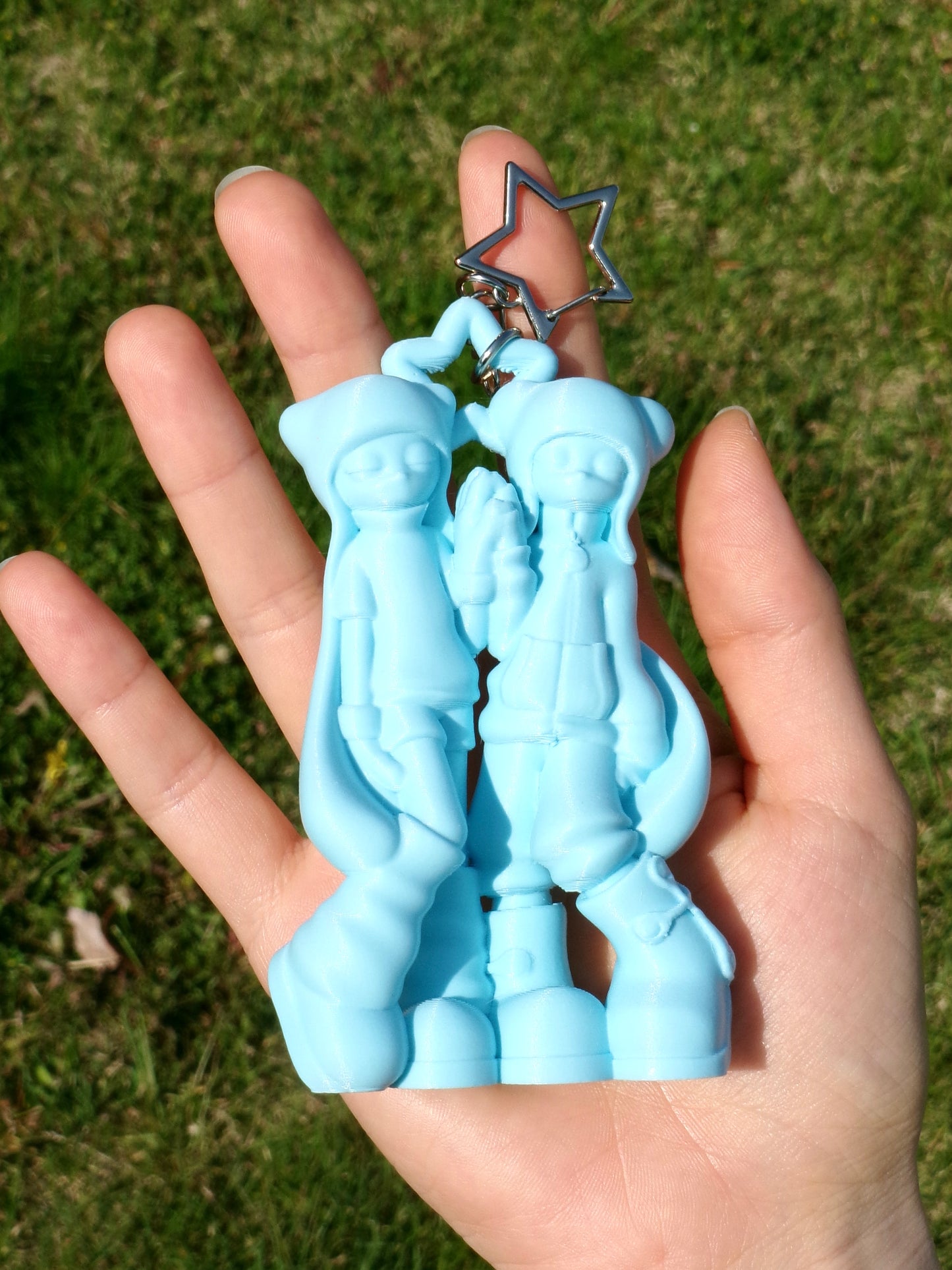Ying & Yang Charm (sky blue)
