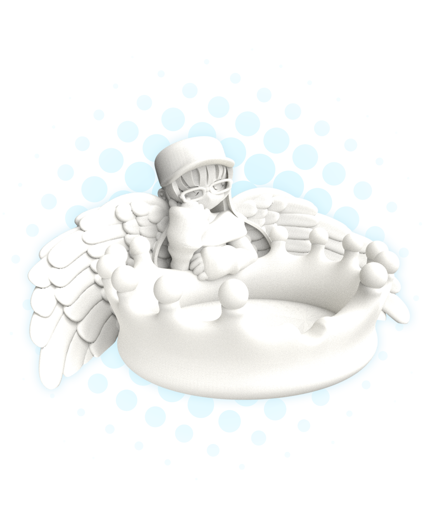 Tsubasa Key Tray (white)